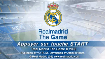 Real Madrid - The Game (EU) screen shot title